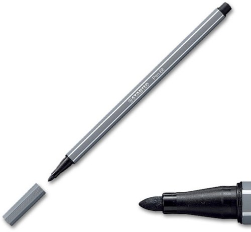 Stabilo pennarello premium grigio scuro Pen 68 - marcatore creativo-3