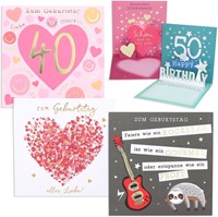 Depesche biglietto auguri pop-up musica luce originale 15,5x15,5cm