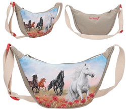 Depesche Miss Melody borsa a tracolla - piccola borsa a mezzaluna POPPY SAND cavalli
