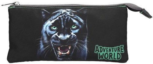 Depesche astuccio pantera Adventure World - astuccio scolastico per bambini-2