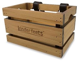 Kinderfeets cassa di legno per bicicletta