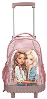 Depesche TOPModel zaino trolley DOTS rosa con ruote e pois-3