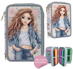 Depesche TOPModel astuccio 3 scomparti blu festival fun set scuola