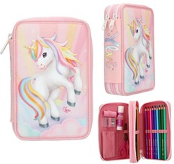 Depesche astuccio rosa glitter Ylvi 2 scomparti cervo SUGAR POP scuola