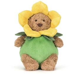 Jellycat peluche Bartholomew Bear Daffodil Outfit - orsetto morbido
