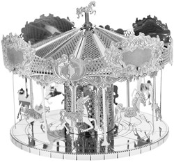 Metal Earth giostra kit di costruzione - modello Merry Go Round