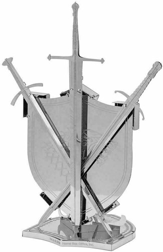 Metal Earth kit di costruzione Game of Thrones House Stark Sigil premium-2
