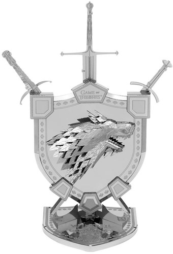 Metal Earth kit di costruzione Game of Thrones House Stark Sigil premium