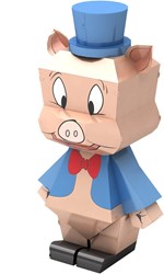 Metal Earth set di costruzione Porky Pig - Modello 3D in metallo Looney Tunes
