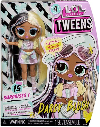 L.O.L. Surprise bambola fashion Darcy Blush - Tweens Serie 4 - giocattolo bambola