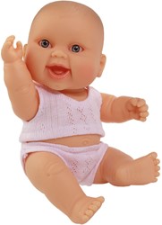 Paola Reina Pop Puppegie ragazzo bianco (sorridente/intimo/21cm)