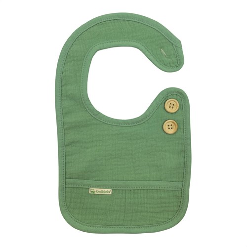 Smikkels - Bavaglino in cotone S - Verde