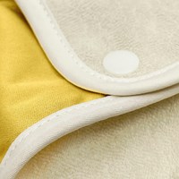 Smikkels bavaglino con maniche - Giallo - Bavaglino impermeabile per bambini-2