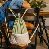 Smikkels sacca palestra zaino verde impermeabile borsa sportiva bambino-2