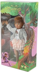 Bambola Kruselings Chloe - set bambola casual con accessori e outfit rosa