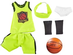 Kruselings abbigliamento bambola outfit basket Joy verde divertimento sportivo