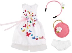 Kruselings abbigliamento per bambole Sofia outfit festival estivo bianco - festival