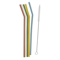 Smikkels cannucce in silicone colorate riutilizzabili ecologiche