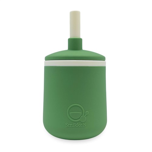 Smikkels - Tazza per bambini in silicone - Verde