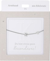 Depesche bracciale argento con lettera K e cuore - gioiello dell'amicizia