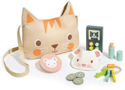Mentari borsa per bambini con stampa animale - Design gattino