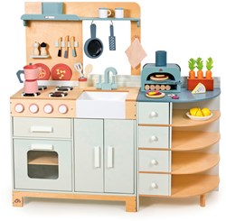 Tender Leaf cucina in legno La Fiamma con accessori