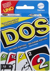 Mattel gioco di carte DOS Second Edition - gioco di famiglia - variante UNO