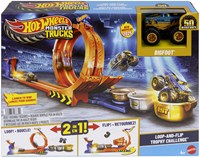 Hot Wheels Monster Trucks Pista Looping - Set Sfida Trofeo Bigfoot