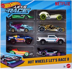 Hot Wheels macchinine giocattolo Let's Race 8-pack serie Netflix