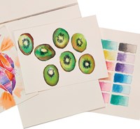 Ooly carta per acquerello Chroma Blends pesante - 15 fogli multicolore-3