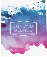 Ooly carta per acquerello Chroma Blends pesante - 15 fogli multicolore