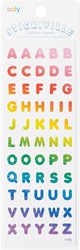 Ooly - Stickiville Stickers - Skinny - Rainbow Letters