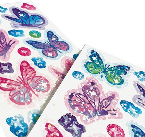 Ooly adesivi - Stickiville farfalle sottili con glitter-2