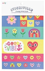 Ooly - Stickers Stickiville - Libro - Cuori felici