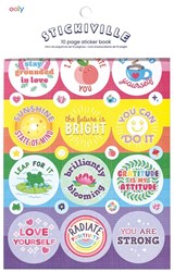 Ooly libro di adesivi Stickiville adesivi motivazionali carta opaca