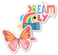 Ooly stickers vinile Stickiville Dream - 4 fogli sagomati colorati-2