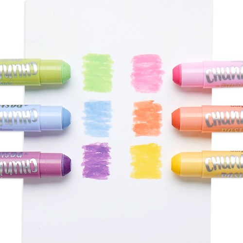 Ooly stick pittura pastello - Chunkies Paint Sticks set 6 per bambini-2