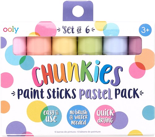 Ooly stick pittura pastello - Chunkies Paint Sticks set 6 per bambini