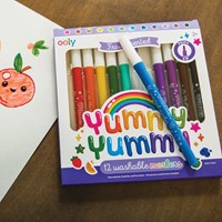 Ooly pennarelli profumati Yummy Yummy - set di 12 pennarelli fruttati colorati-3