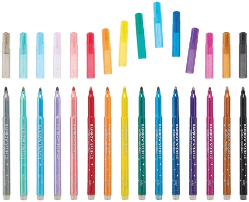 Ooly - Pennarelli Glitter Rainbow Sparkle - Set 15 Colori - Disegno Creativo-3