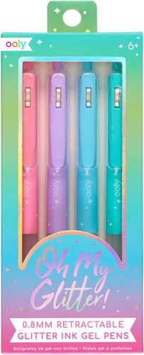 Ooly set penne gel glitter - cancelleria colorata per bambini
