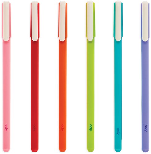 Ooly penne gel - penne gel colorate a punta fine set 6 pezzi-3