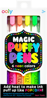 Ooly penne neon - Magic Puffy Pens set di pennarelli 3D per bambini-2