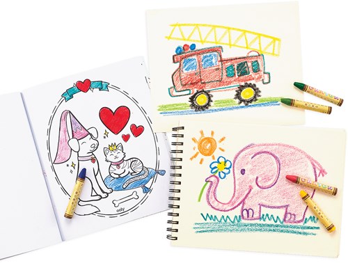 Ooly pastelli Brilliant Bee - set di 12 pastelli a cera per bambini-2
