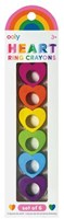 Ooly - Set di pastelli a forma di cuore - Pastelli arcobaleno portatili per bambini