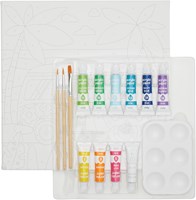 Ooly canvas dipingere con i numeri Van Vibes - set artistico creativo per bambini-3