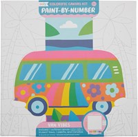 Ooly canvas dipingere con i numeri Van Vibes - set artistico creativo per bambini