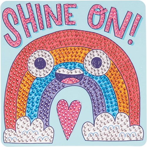 Ooly kit creativo mini arte con gemme Rad Rainbow arcobaleno glitter-3