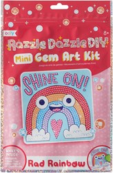 Ooly kit creativo mini arte con gemme Rad Rainbow arcobaleno glitter