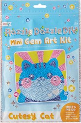 Ooly mini kit arte con gemme - Giocattolo creativo Cutesy Cat